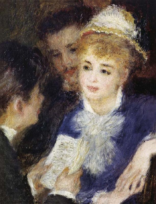 Pierre Renoir Reading the Part oil painting image